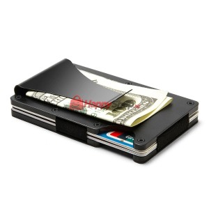 Портфейл за карти със щипка и RFID защита